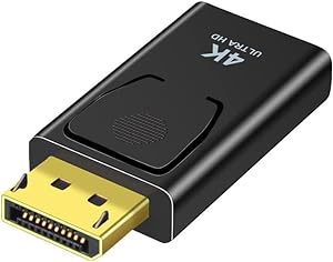 Pbuddy DP to HDMI Adapter, Display-Port Male to HDMI Female Converter Unidirectional 1.3 Version Passive for PC, Monitor Black DPM/HDMIF/AD/1 Pbuddy DP to HDMI Adapter, Display-Port Male to HDMI Female Converter Unidirectional 1.3 Version Passive for PC, Monitor Black DPM/HDMIF/AD/1